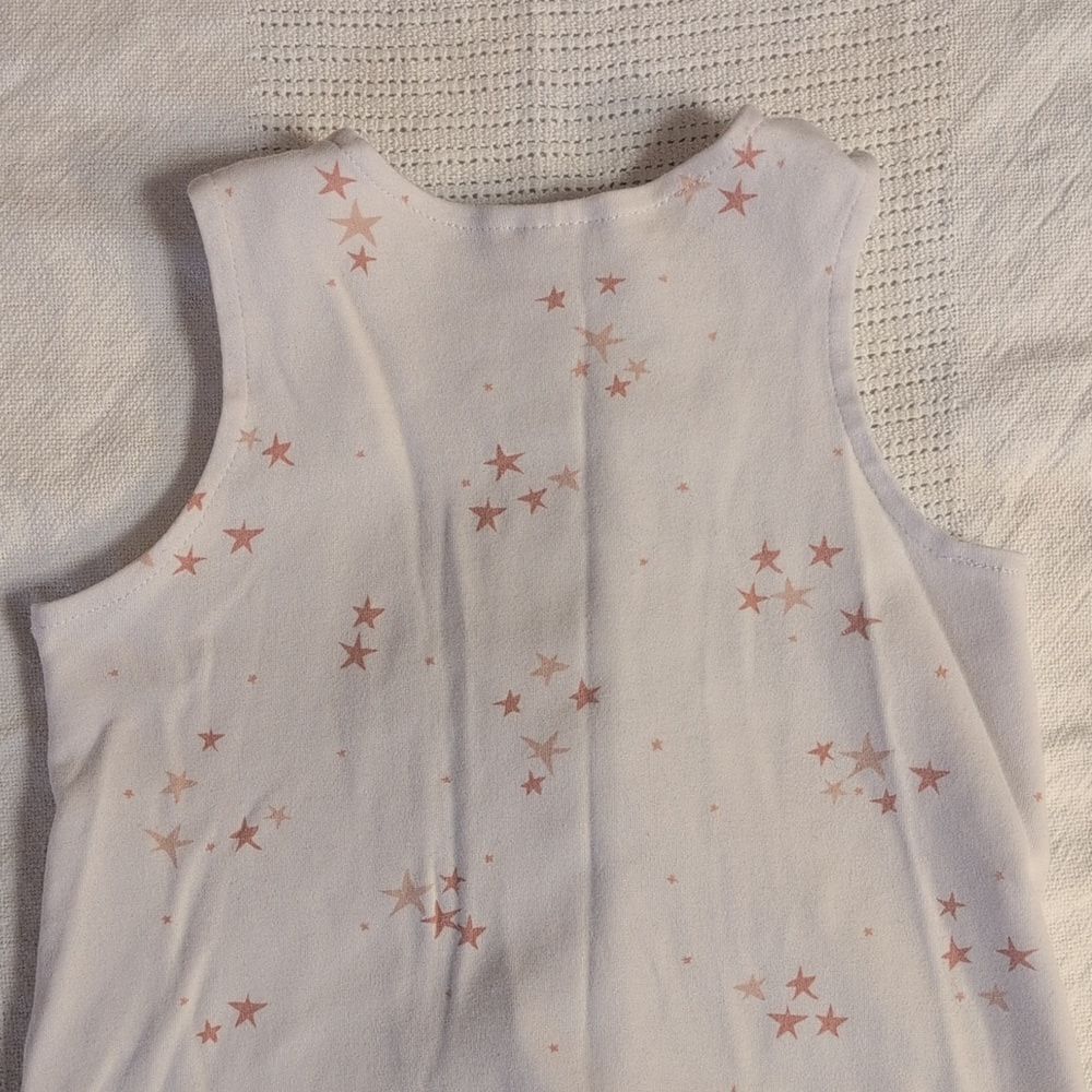 Ely's&Co 6-12 Month Pink and White Cotton Zippered Sleep Sacks, set of 2 - Picture 15 of 16